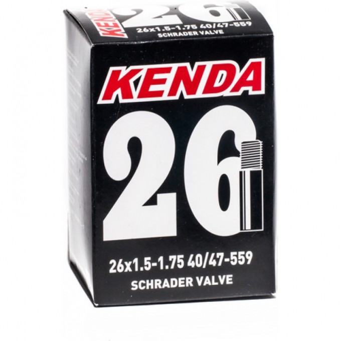 Камера KENDA 26''x1.5-1.75 ниппель a/v авто ниппель 511344 Камера KENDA 26''x1.5-1.75 ниппель a/v авто ниппель 511344