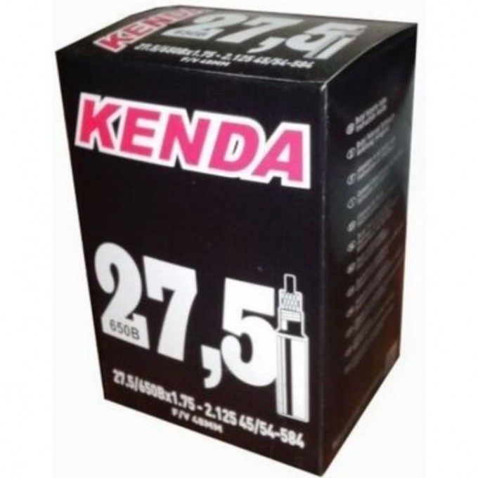 Камера резиновая KENDA 27.5''x1.75-2.125 f/v 518920 Камера резиновая KENDA 27.5''x1.75-2.125 f/v 518920