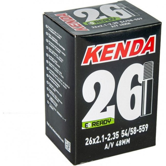 Камера KENDA EXTREME 26''x2.125-2.35, 0,87 мм a/v-48 мм 511376 Камера KENDA EXTREME 26''x2.125-2.35, 0,87 мм a/v-48 мм 511376