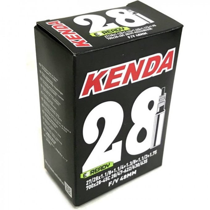 Камера KENDA PRESTA 28'' 700x28 - 45C Дорожная, f/v-48 мм 511817 Камера KENDA PRESTA 28'' 700x28 - 45C Дорожная, f/v-48 мм 511817