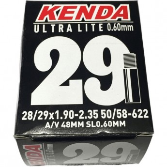 Камера резиновая KENDA 29''x1.90-2.35, Ультра Лайт a/v