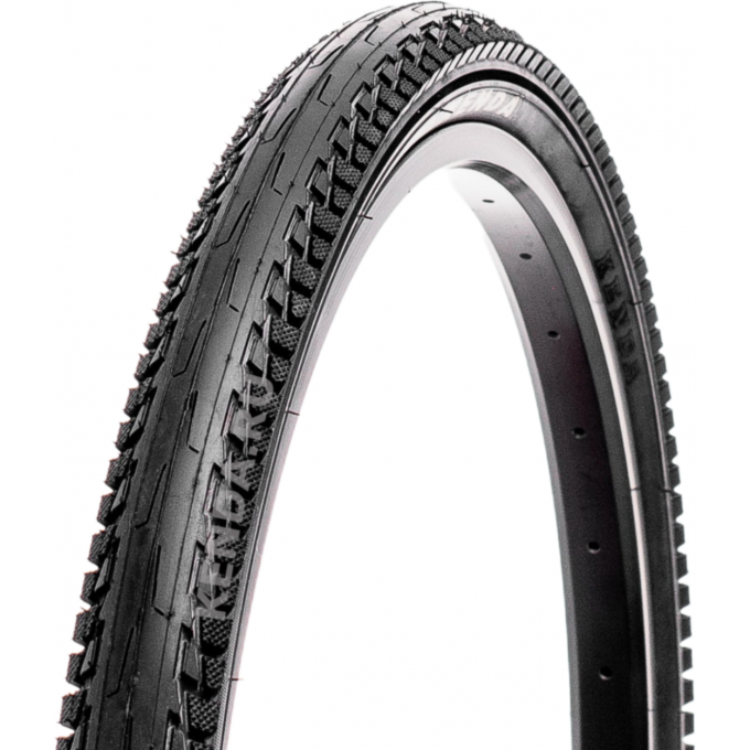 Покрышка KENDA 26''x1.95 K-841 полуслик черная дорожная 525459 Покрышка KENDA 26''x1.95 K-841 полуслик черная дорожная 525459
